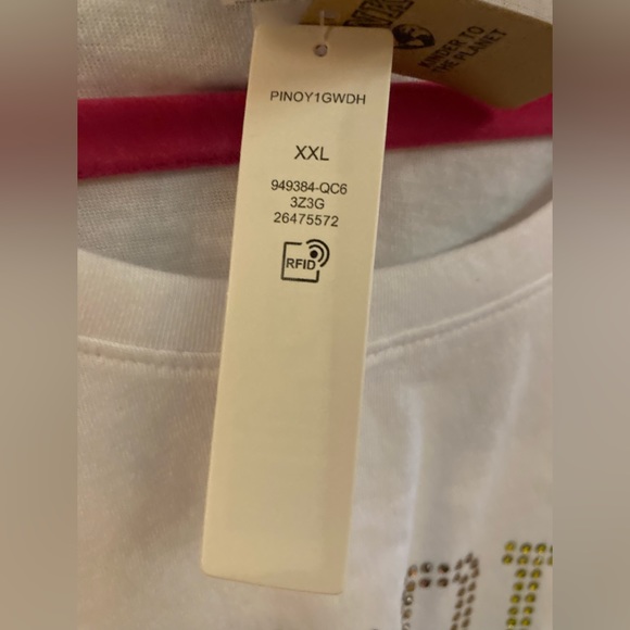 PINK Victoria’s Secret Multi Color Bling Tee - Picture 5 of 8